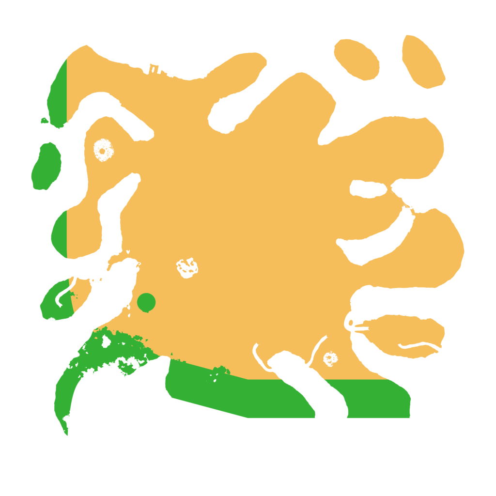 Biome Rust Map: Procedural Map, Size: 3550, Seed: 959225