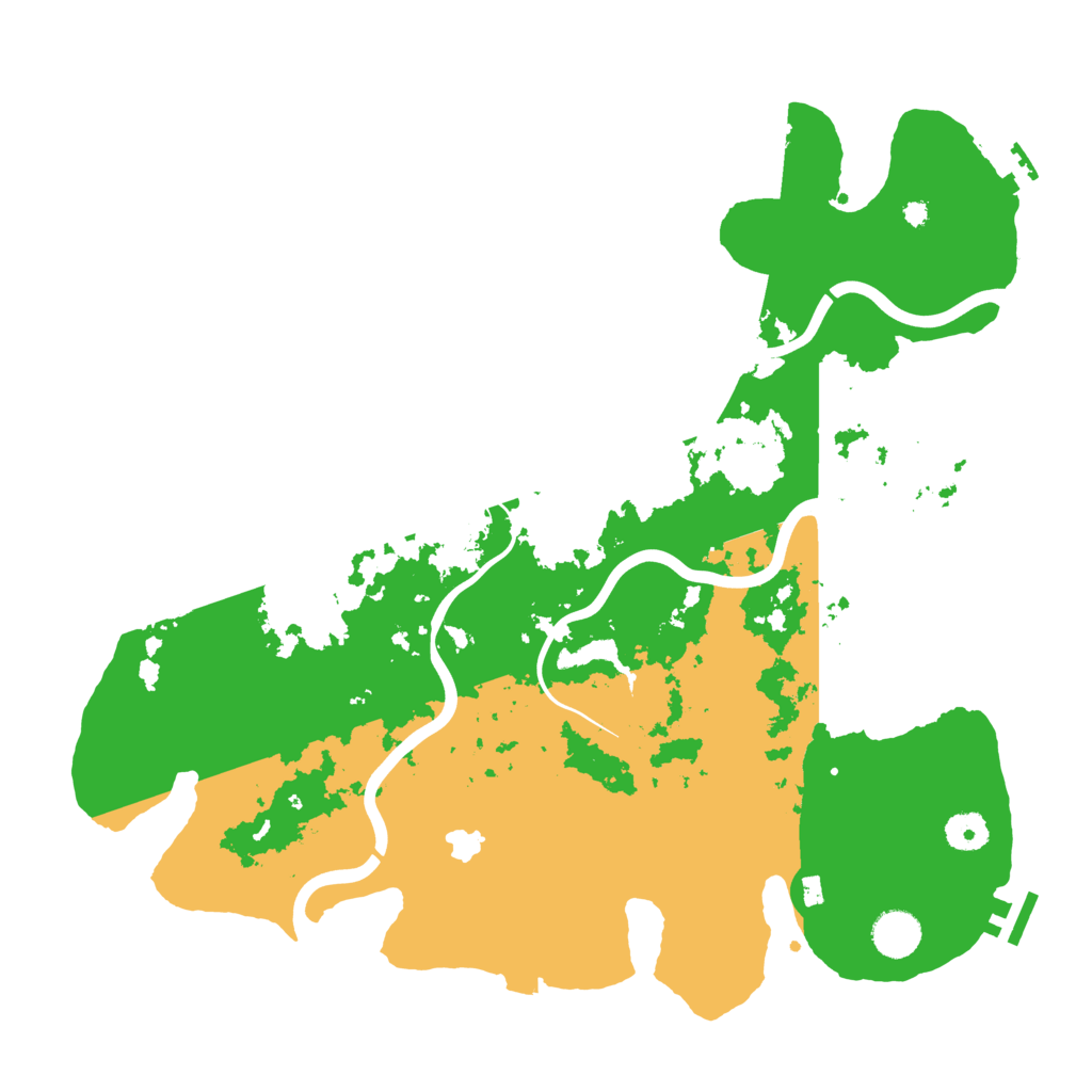 Biome Rust Map: Procedural Map, Size: 4000, Seed: 494425