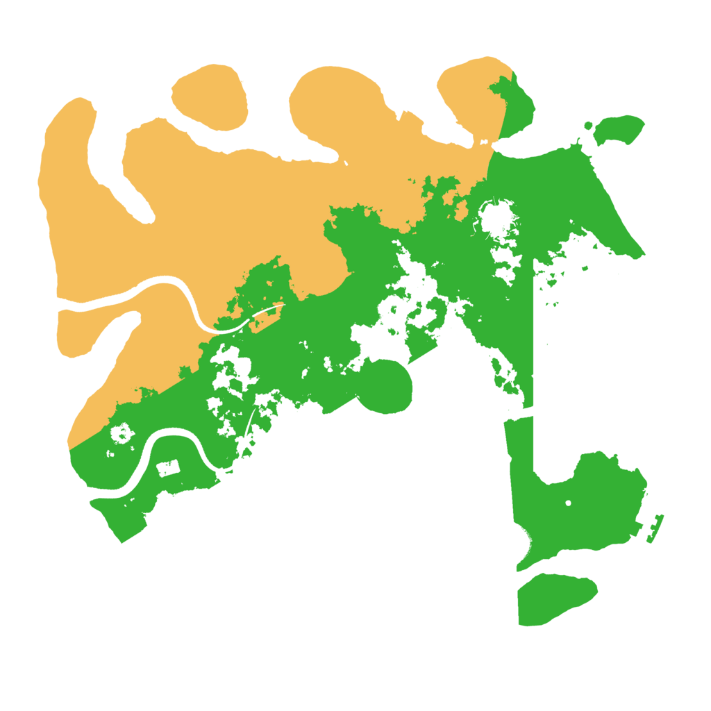 Biome Rust Map: Procedural Map, Size: 3500, Seed: 56