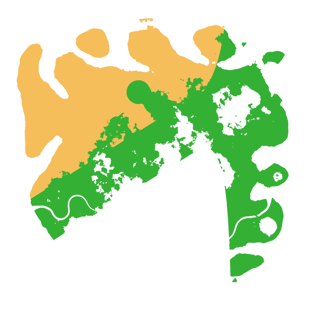 Biome Rust Map: Procedural Map, Size: 3500, Seed: 56