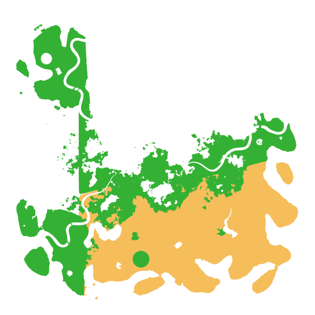 Biome Rust Map: Procedural Map, Size: 5000, Seed: 7242084