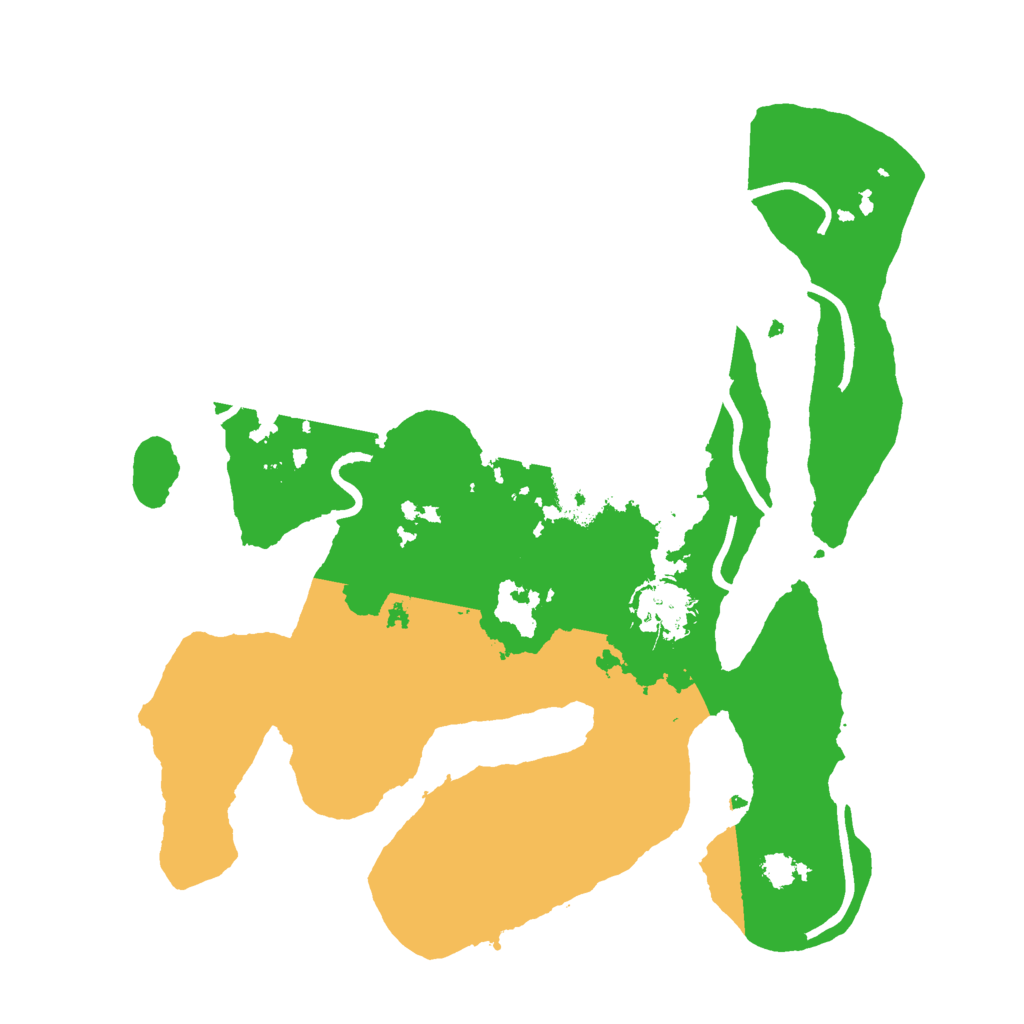 Biome Rust Map: Procedural Map, Size: 3000, Seed: 483400