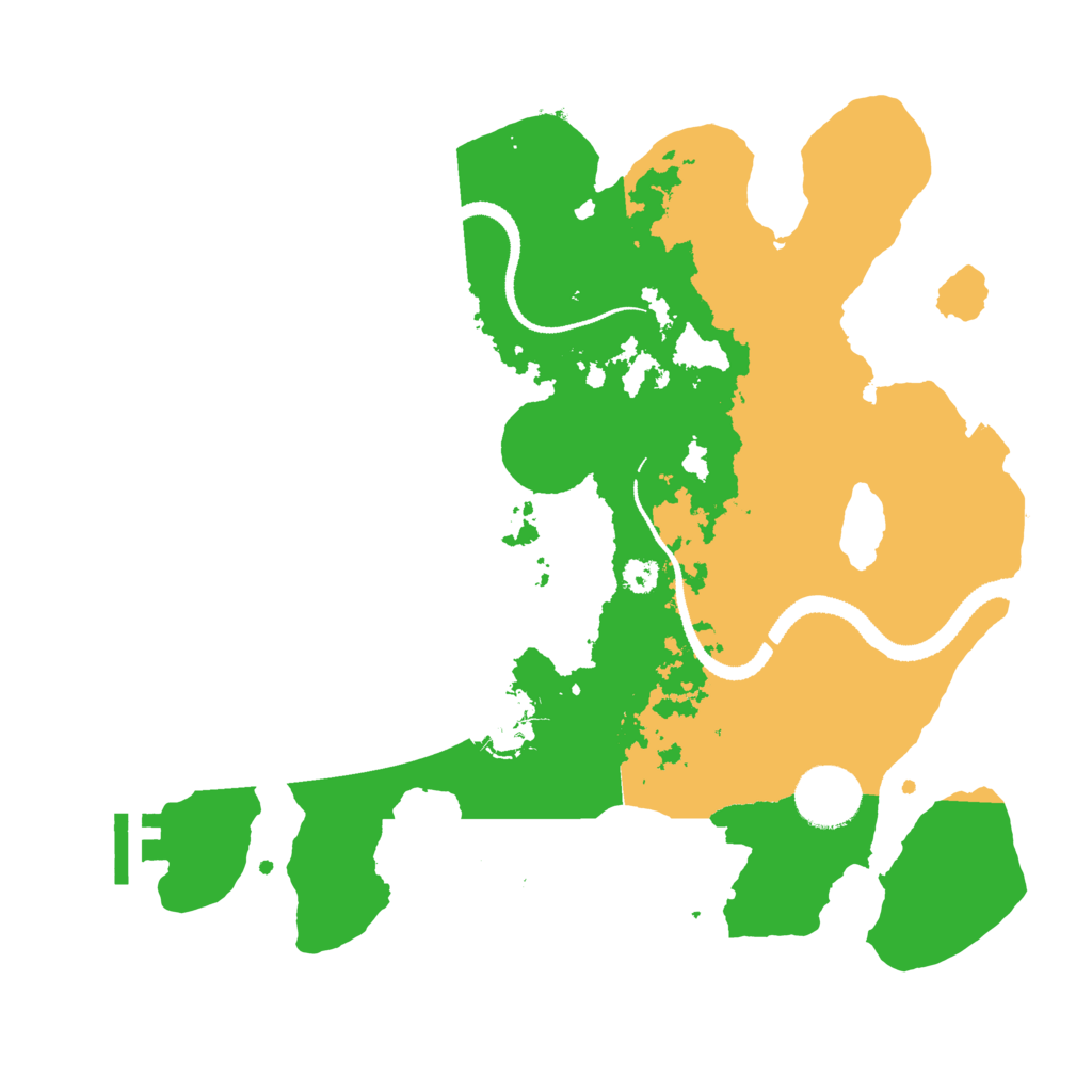 Biome Rust Map: Procedural Map, Size: 3100, Seed: 5376321