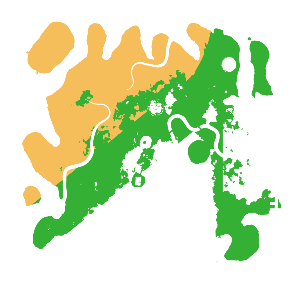 Biome Rust Map: Procedural Map, Size: 3600, Seed: 96132064