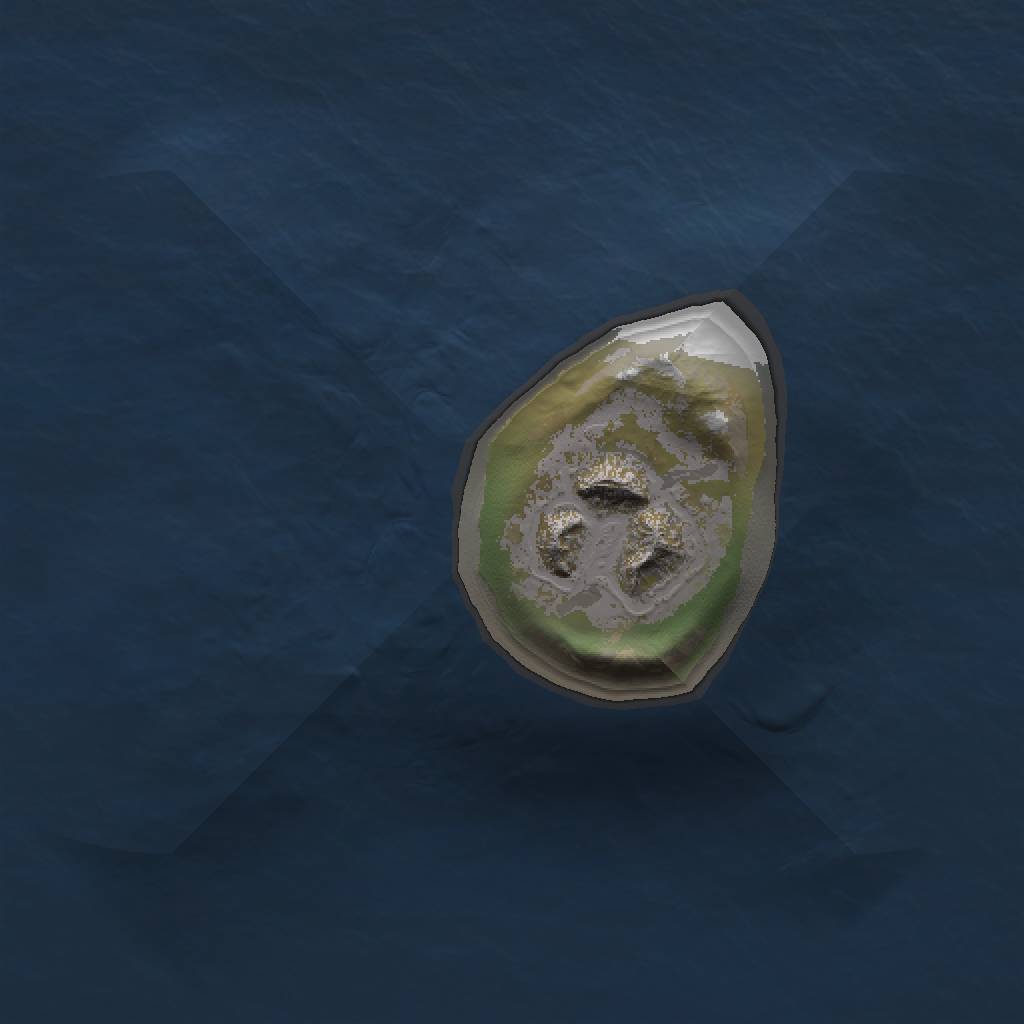 Rust Map: Barren, Size: 1000, Seed: 154824, 3 Monuments