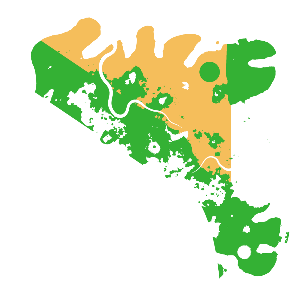 Biome Rust Map: Procedural Map, Size: 4000, Seed: 593189