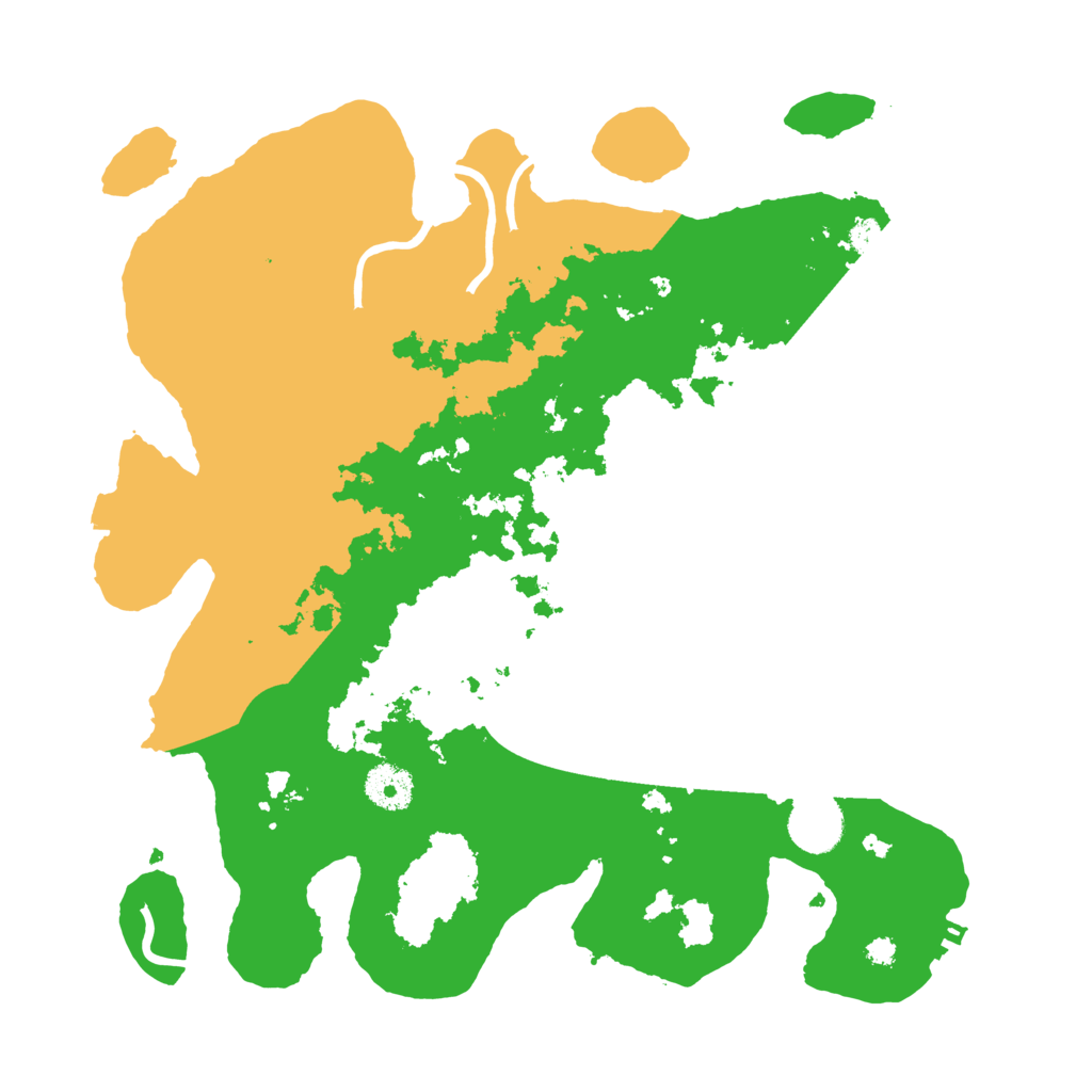 Biome Rust Map: Procedural Map, Size: 3500, Seed: 1551842511