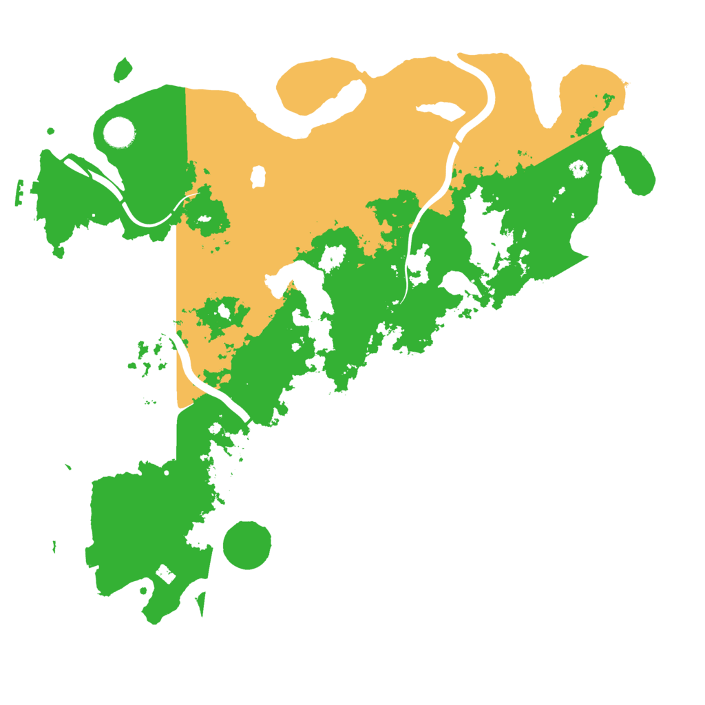 Biome Rust Map: Procedural Map, Size: 4000, Seed: 57402