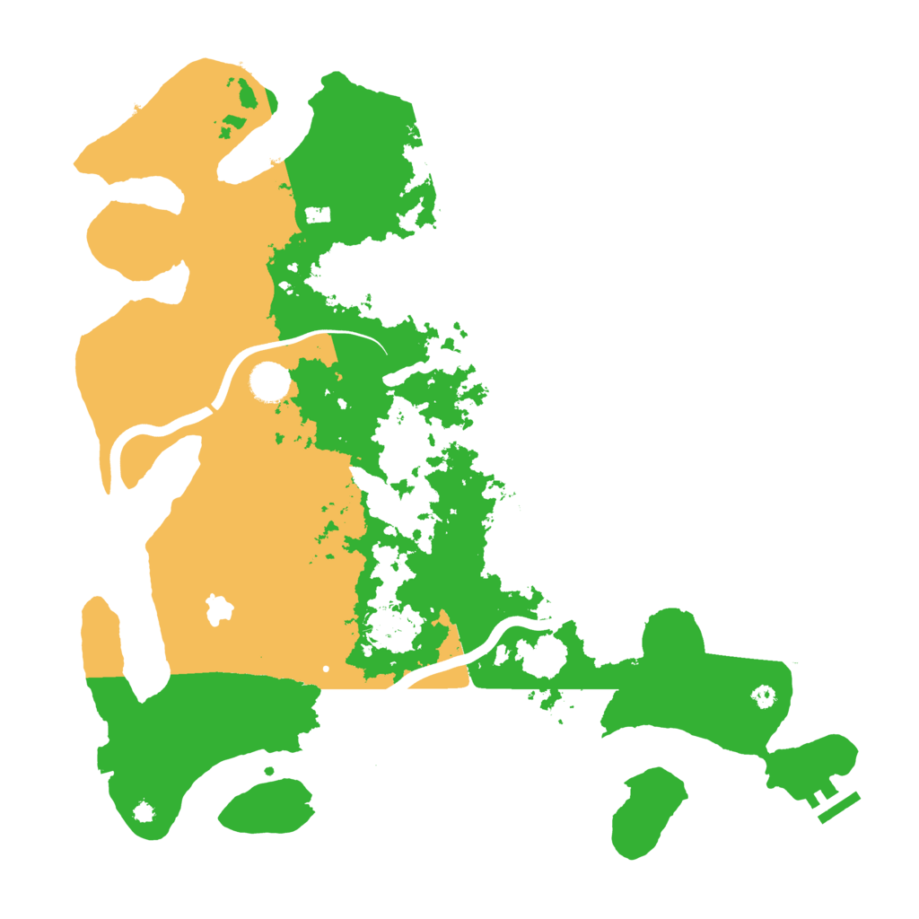 Biome Rust Map: Procedural Map, Size: 4000, Seed: 367916