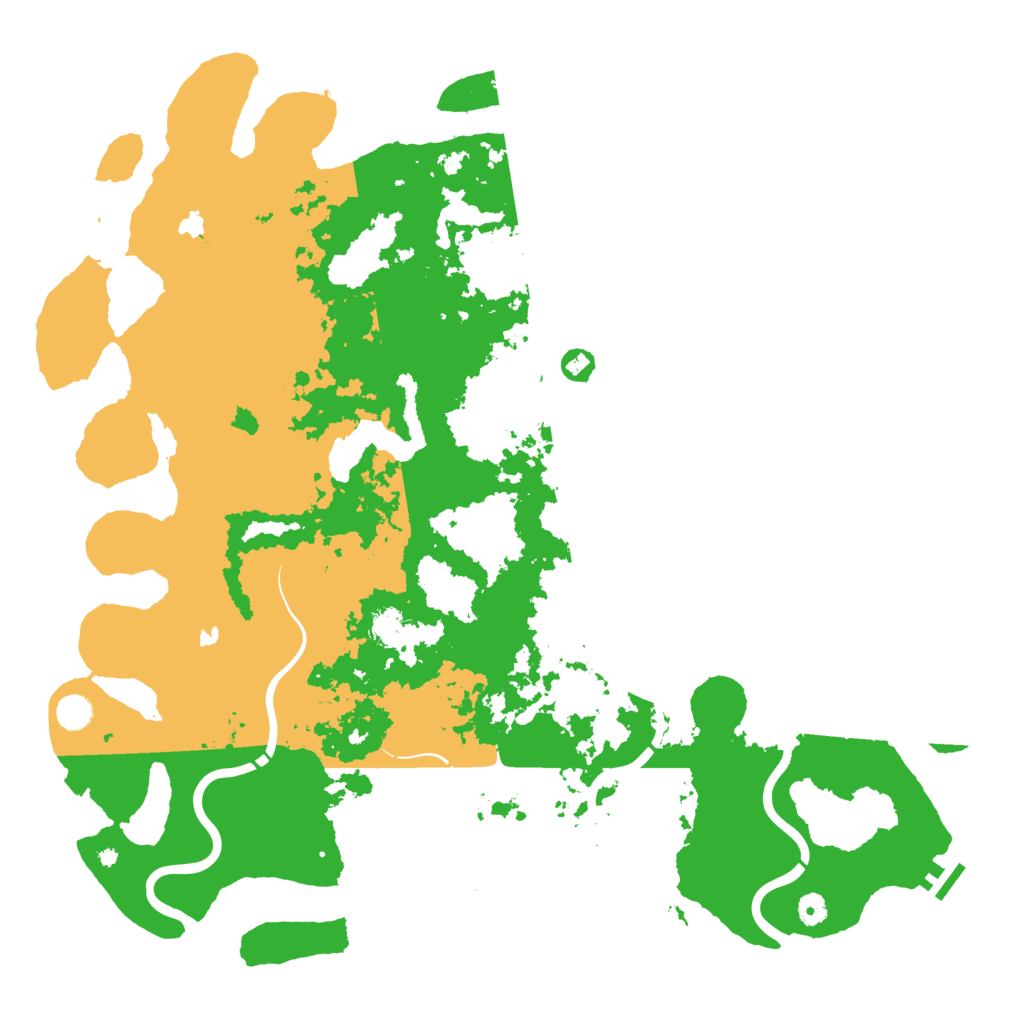 Biome Rust Map: Procedural Map, Size: 5000, Seed: 605