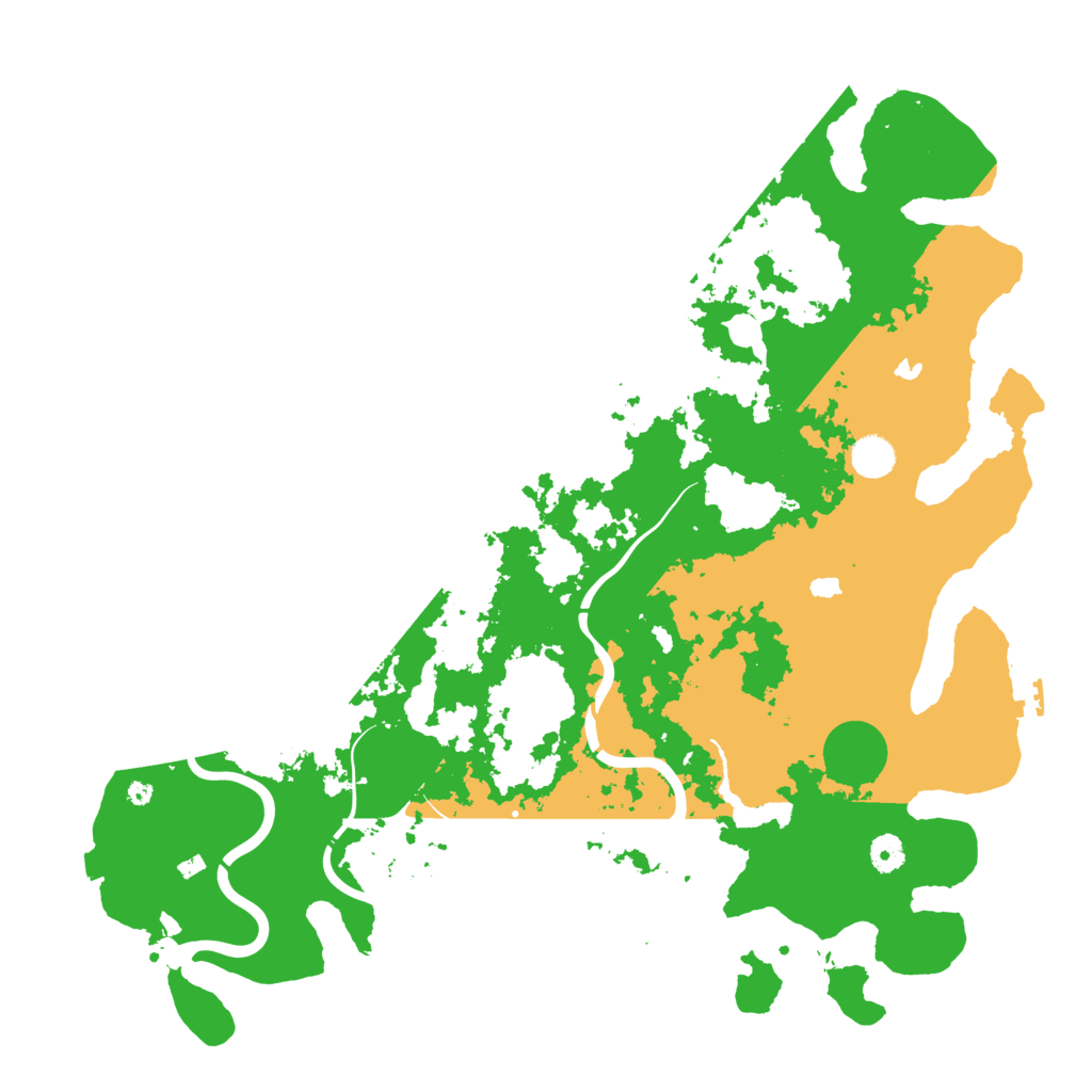 Biome Rust Map: Procedural Map, Size: 4500, Seed: 63166307
