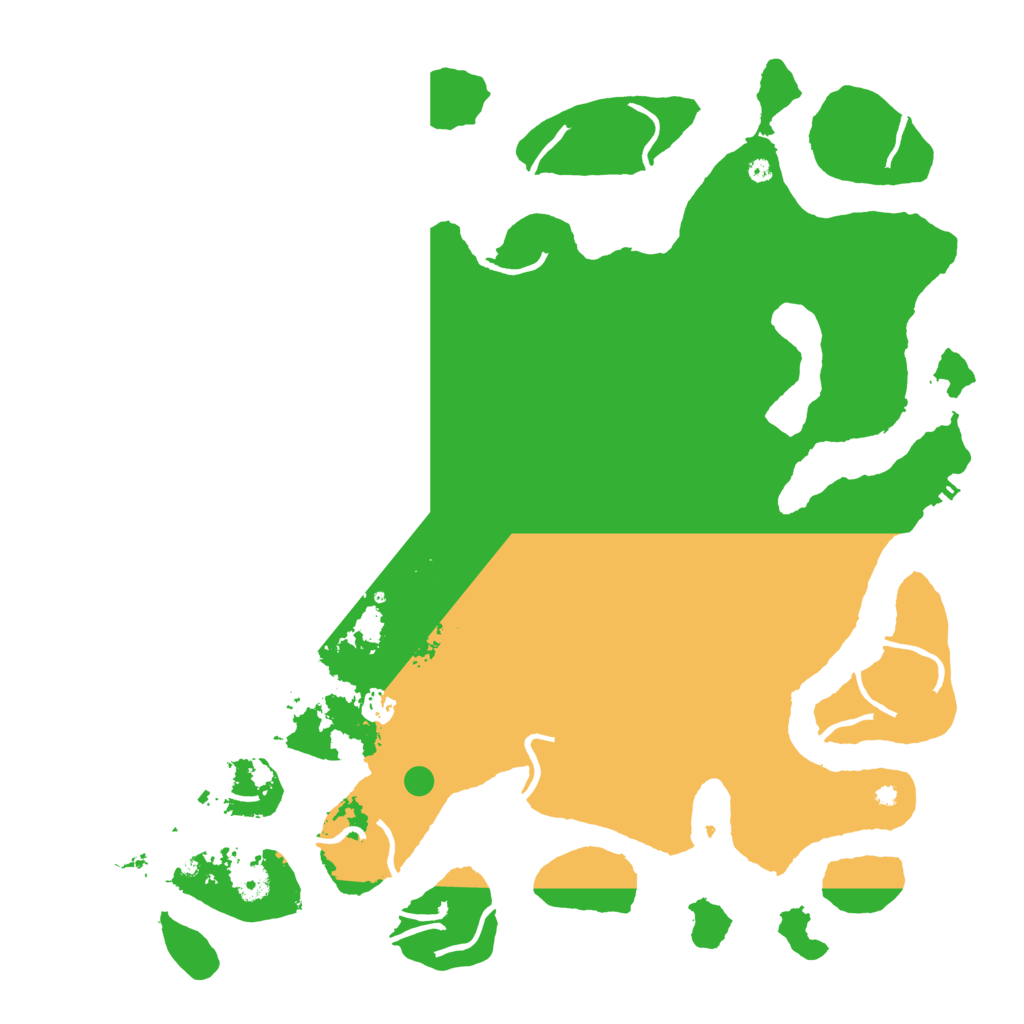 Biome Rust Map: Procedural Map, Size: 4500, Seed: 63166307