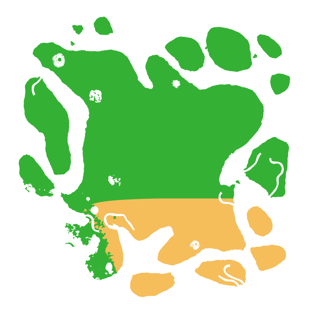 Biome Rust Map: Procedural Map, Size: 3600, Seed: 1433349253