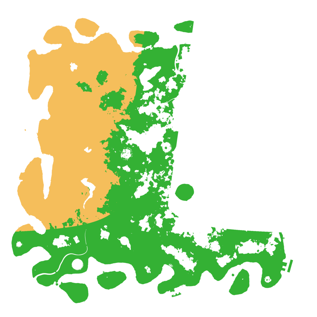 Biome Rust Map: Procedural Map, Size: 5000, Seed: 991341507