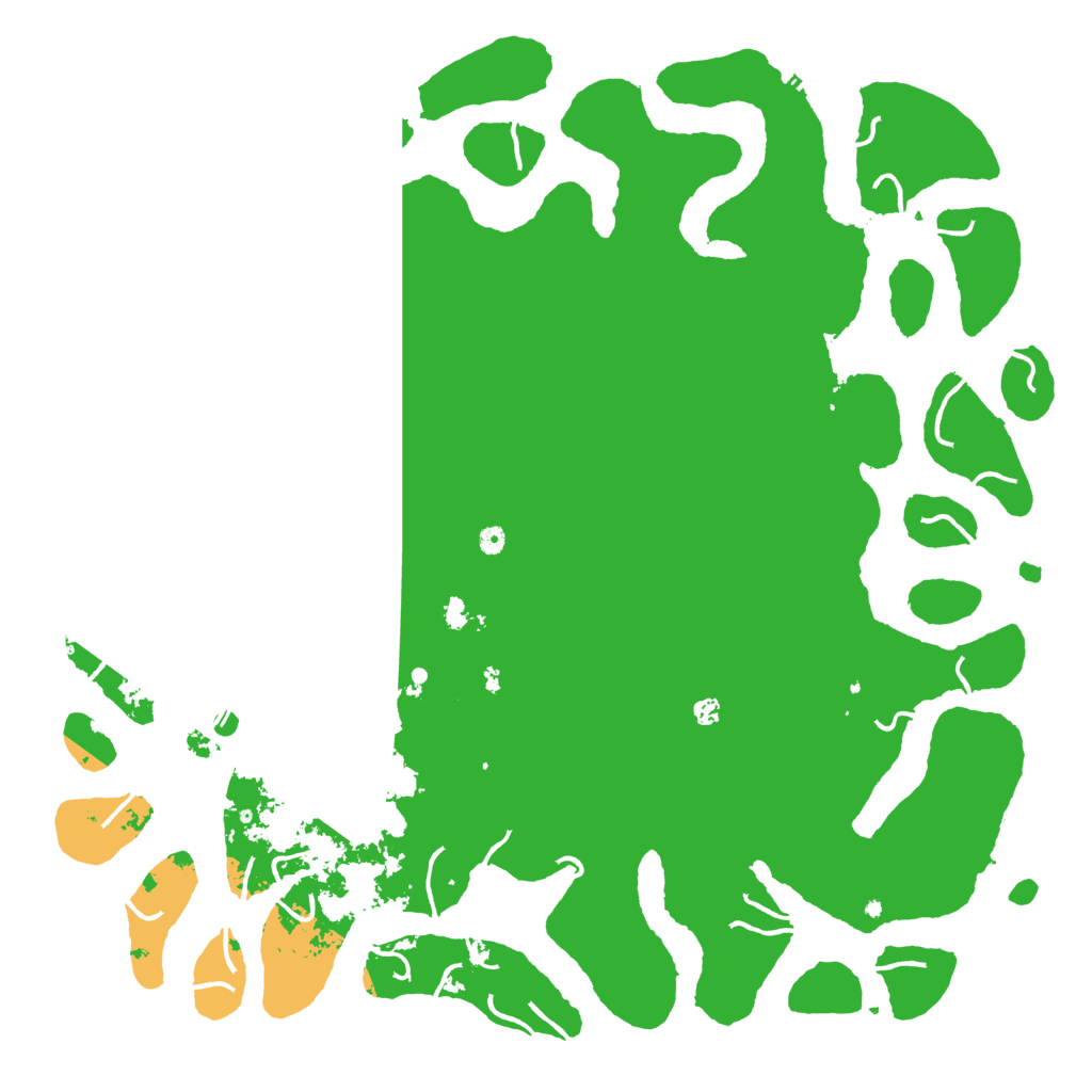 Biome Rust Map: Procedural Map, Size: 6000, Seed: 6964