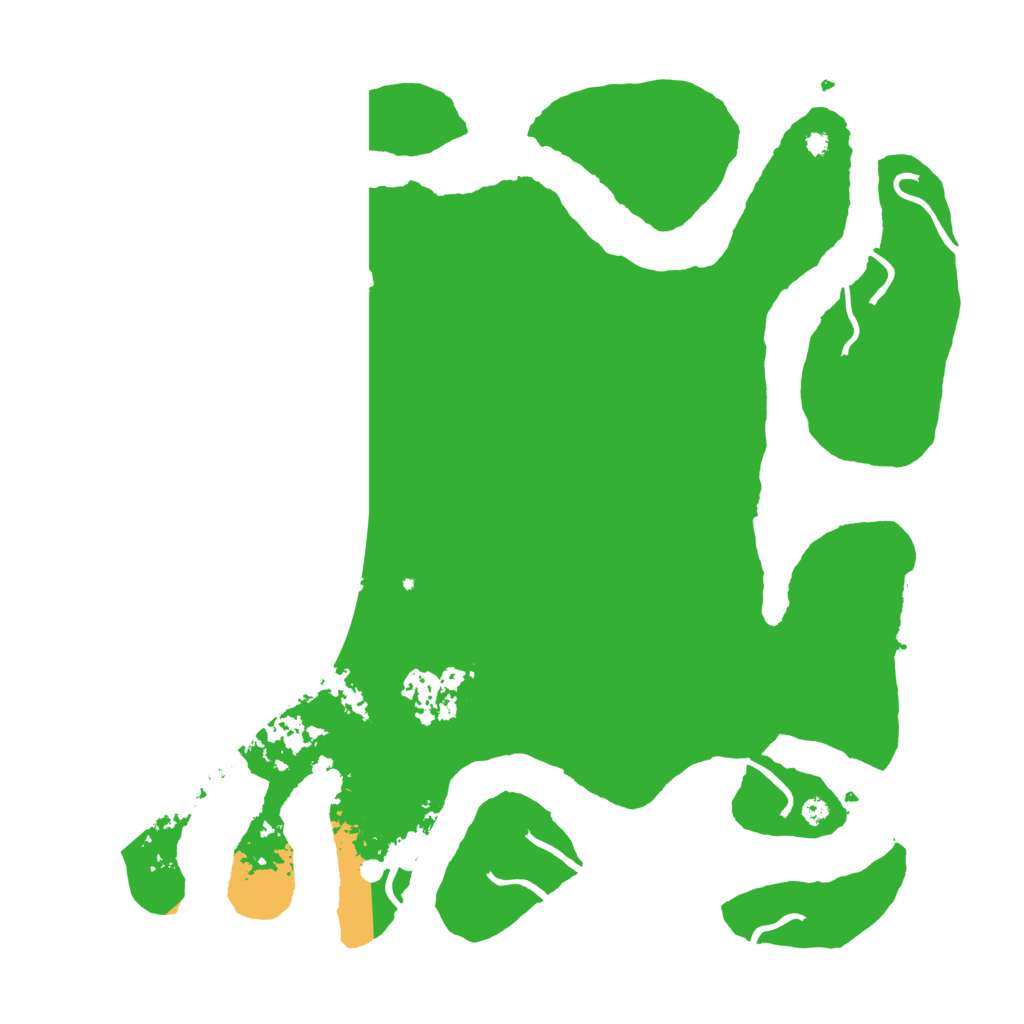 Biome Rust Map: Procedural Map, Size: 4000, Seed: 613741