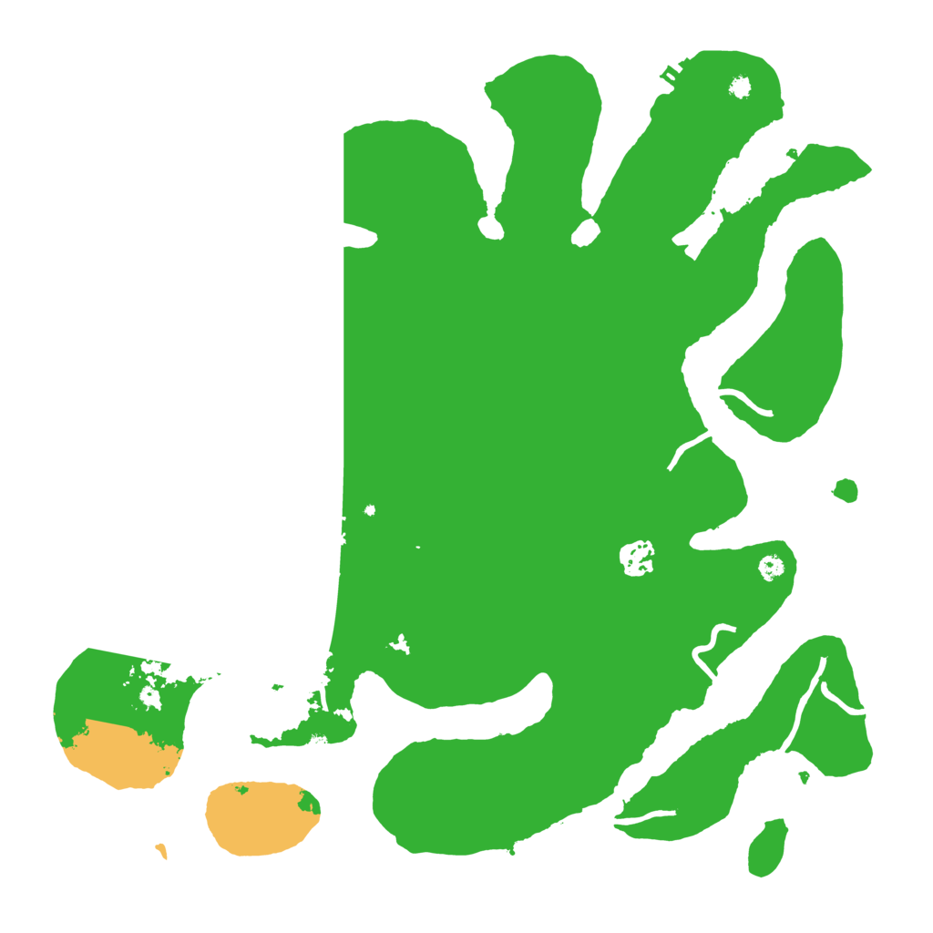 Biome Rust Map: Procedural Map, Size: 3850, Seed: 134477053