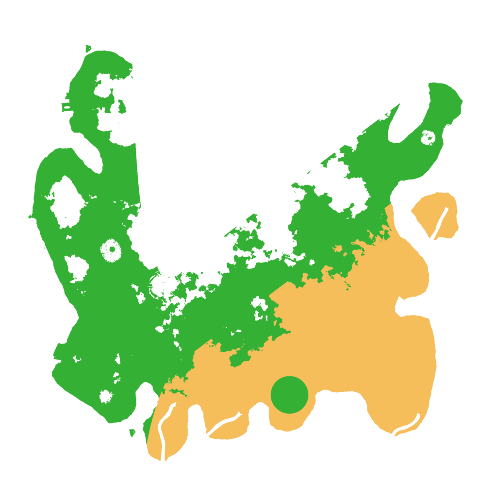 Biome Rust Map: Procedural Map, Size: 3500, Seed: 82223