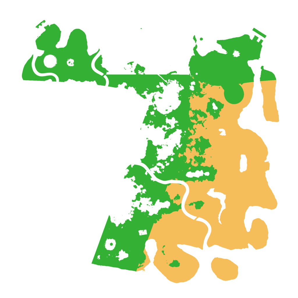 Biome Rust Map: Procedural Map, Size: 4000, Seed: 694855