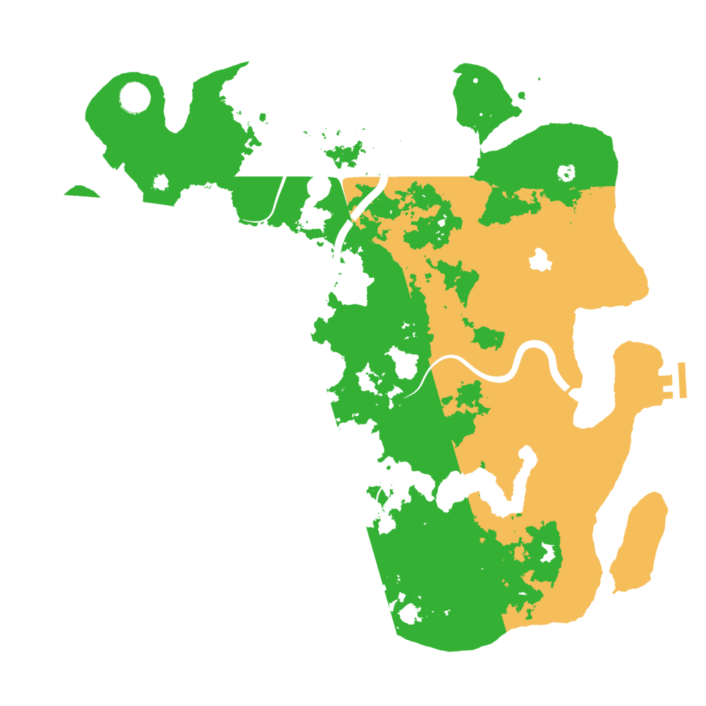 Biome Rust Map: Procedural Map, Size: 4000, Seed: 628580