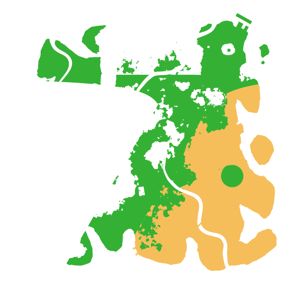 Biome Rust Map: Procedural Map, Size: 3550, Seed: 227444