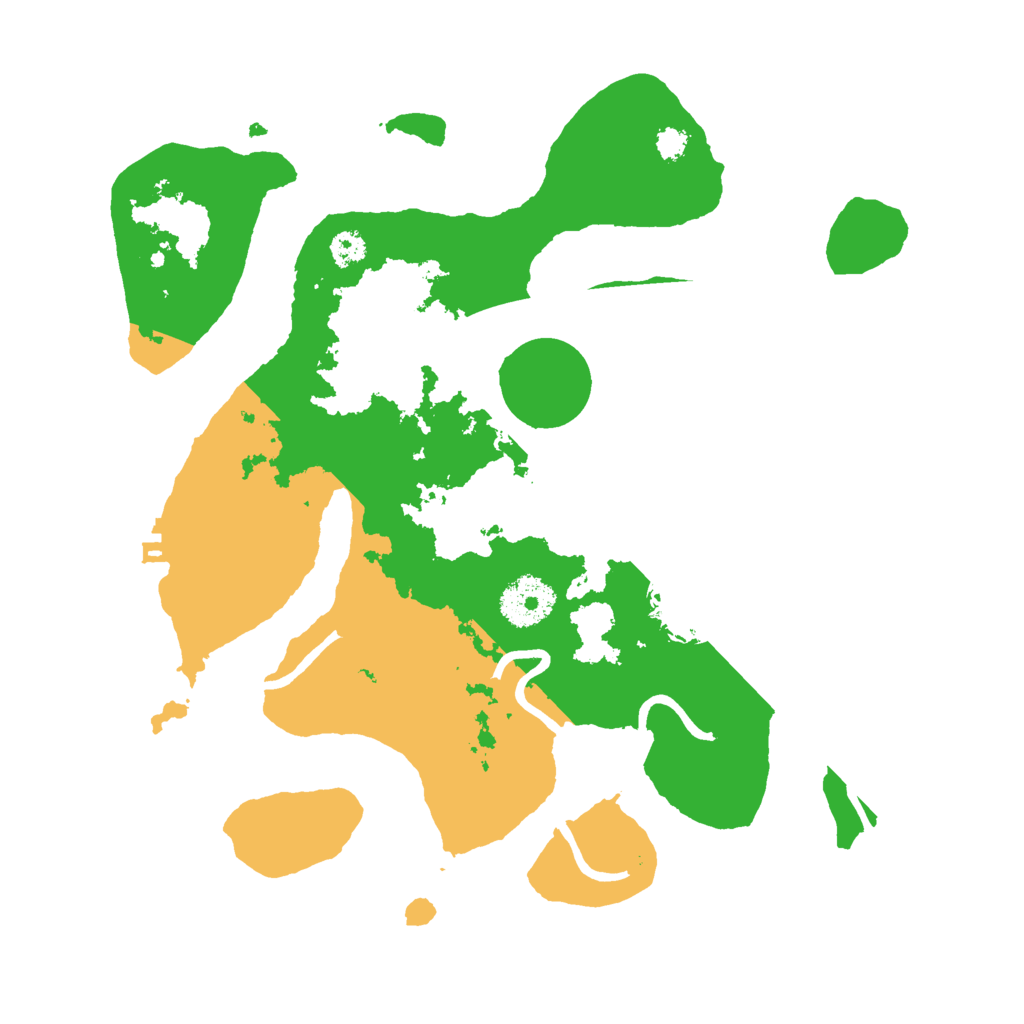 Biome Rust Map: Procedural Map, Size: 3000, Seed: 1500721046