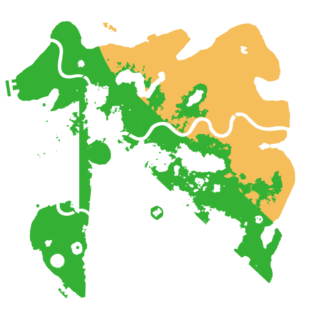 Biome Rust Map: Procedural Map, Size: 4000, Seed: 573908