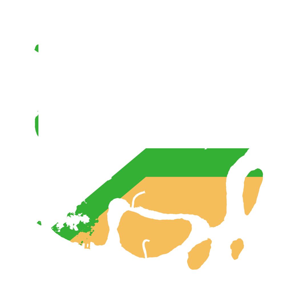 Biome Rust Map: Procedural Map, Size: 3200, Seed: 639259959