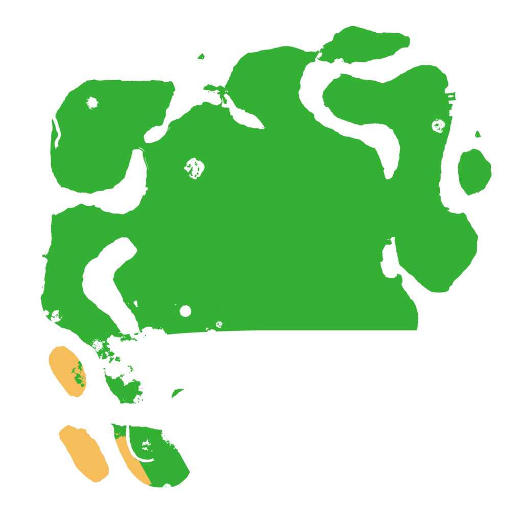 Biome Rust Map: Procedural Map, Size: 4050, Seed: 1376895972