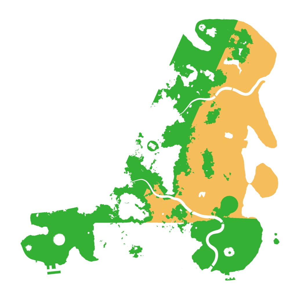 Biome Rust Map: Procedural Map, Size: 4500, Seed: 50333