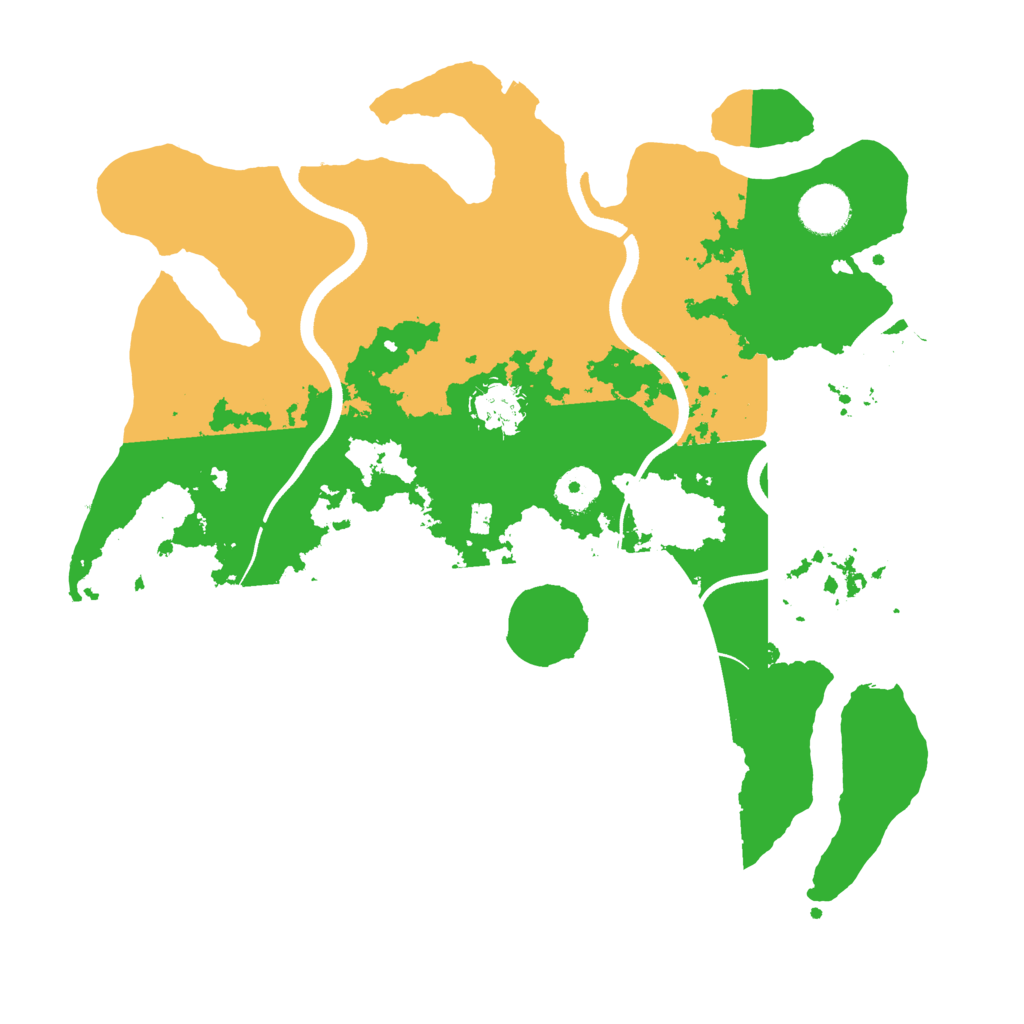 Biome Rust Map: Procedural Map, Size: 3550, Seed: 942353