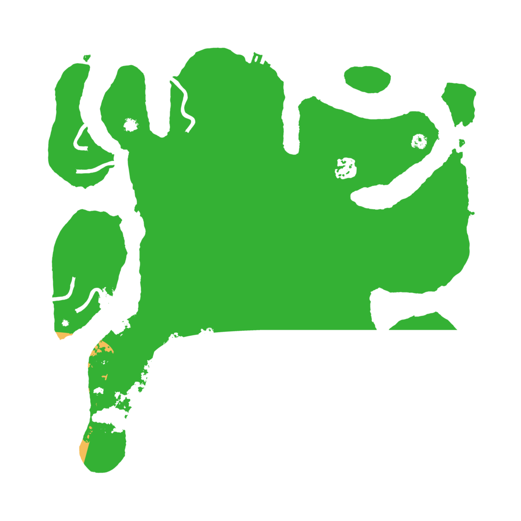 Biome Rust Map: Procedural Map, Size: 3500, Seed: 6121608