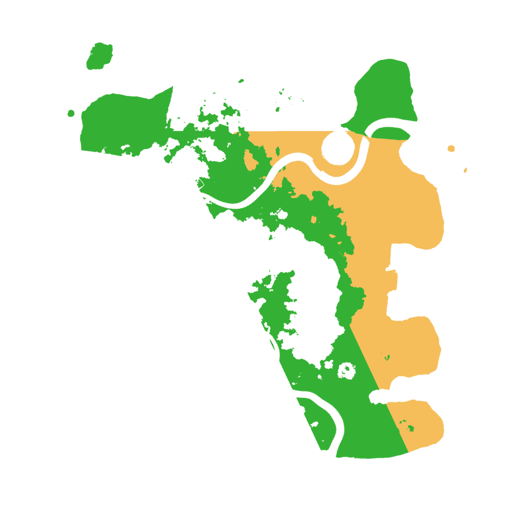 Biome Rust Map: Procedural Map, Size: 3000, Seed: 2342471