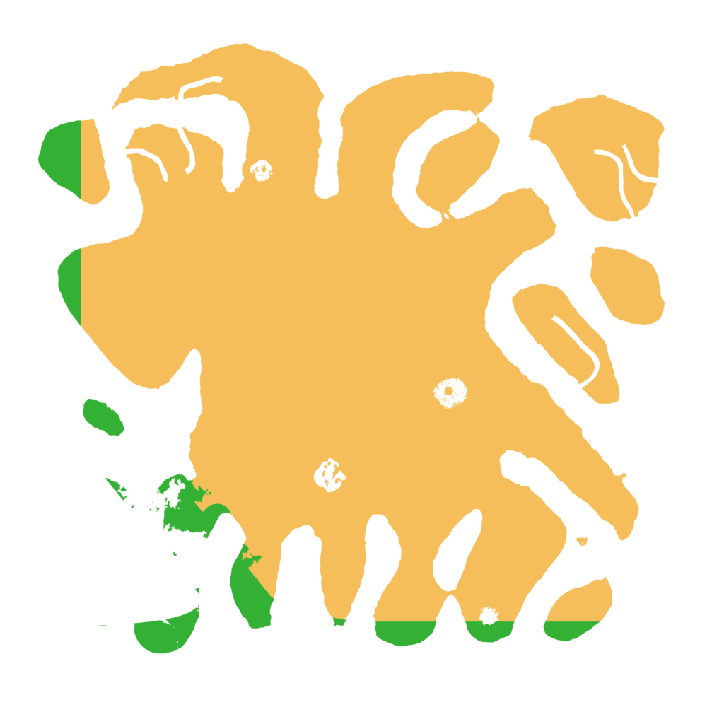 Biome Rust Map: Procedural Map, Size: 3550, Seed: 688664