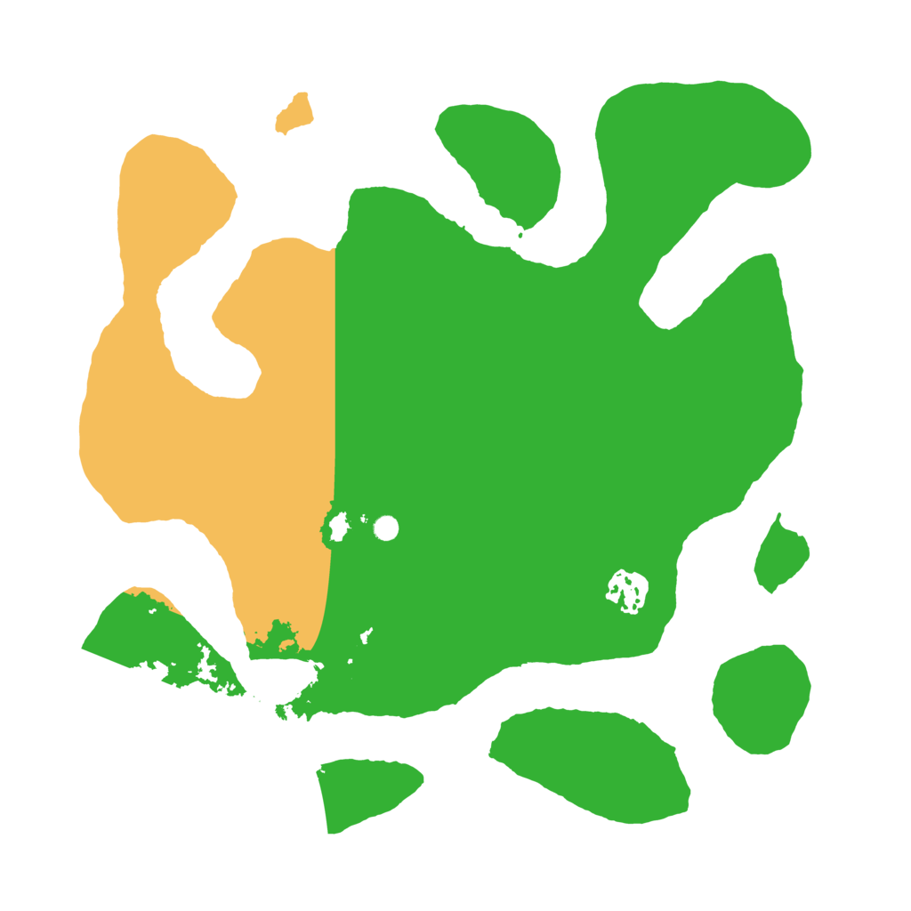 Biome Rust Map: Barren, Size: 3200, Seed: 165663773