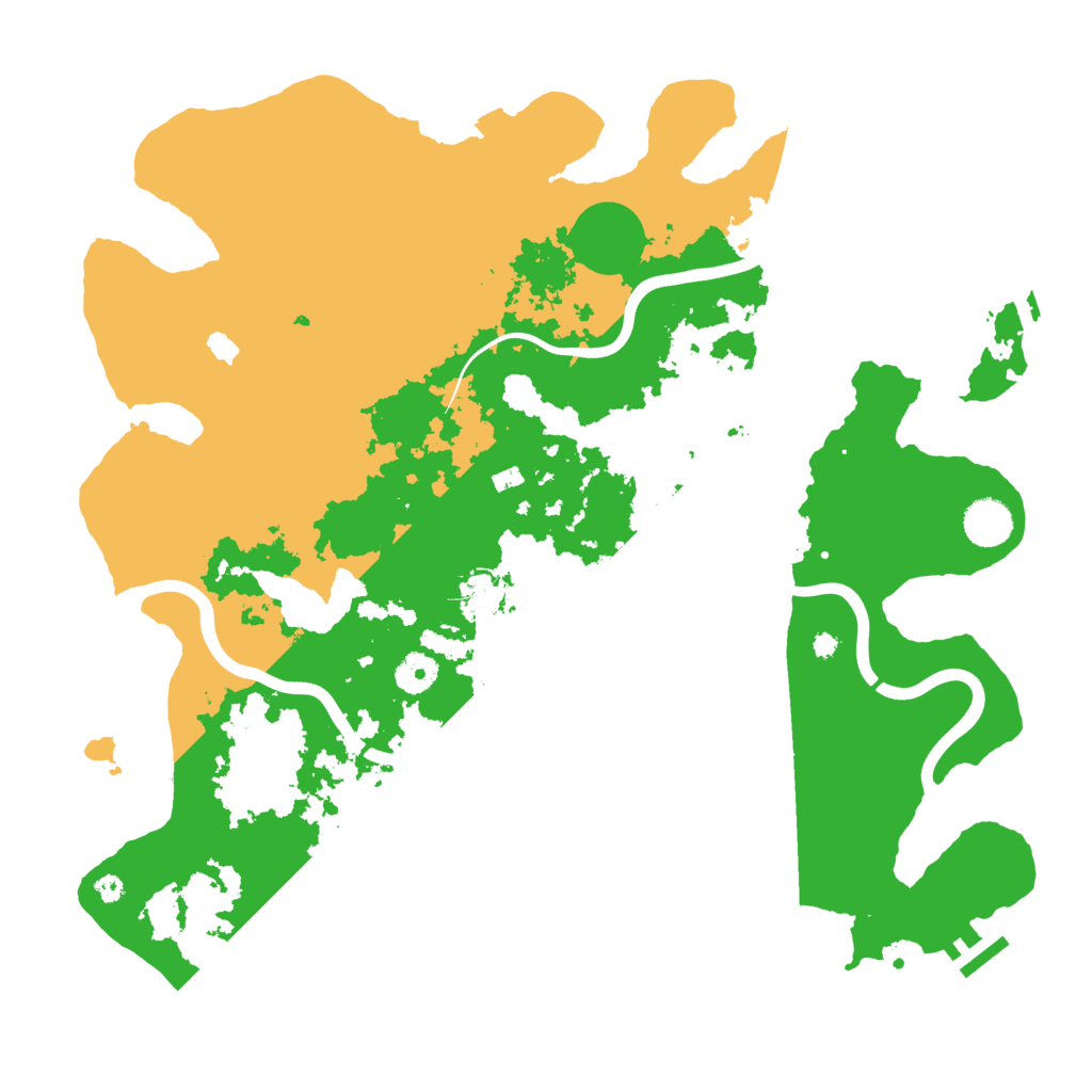 Biome Rust Map: Procedural Map, Size: 4000, Seed: 71