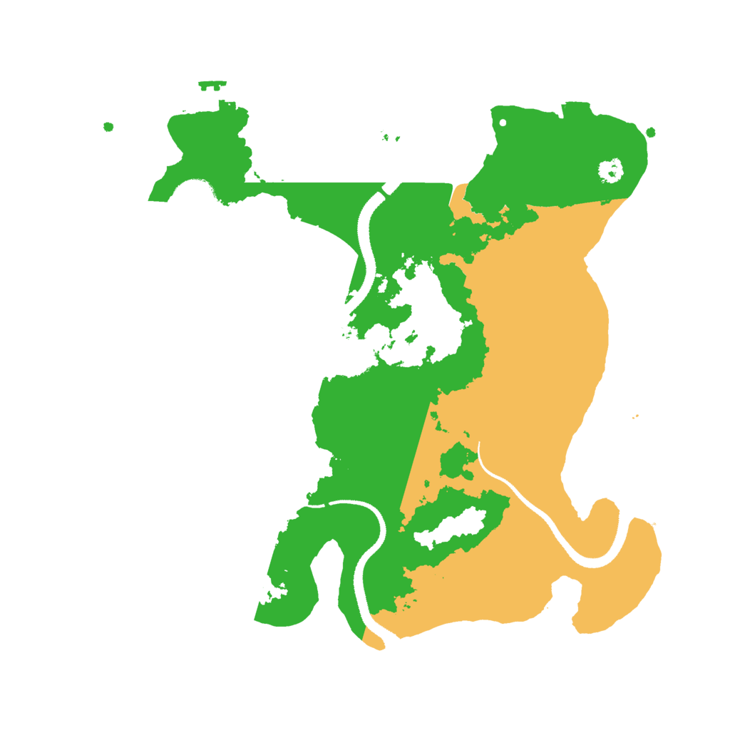 Biome Rust Map: Procedural Map, Size: 3000, Seed: 1520932771