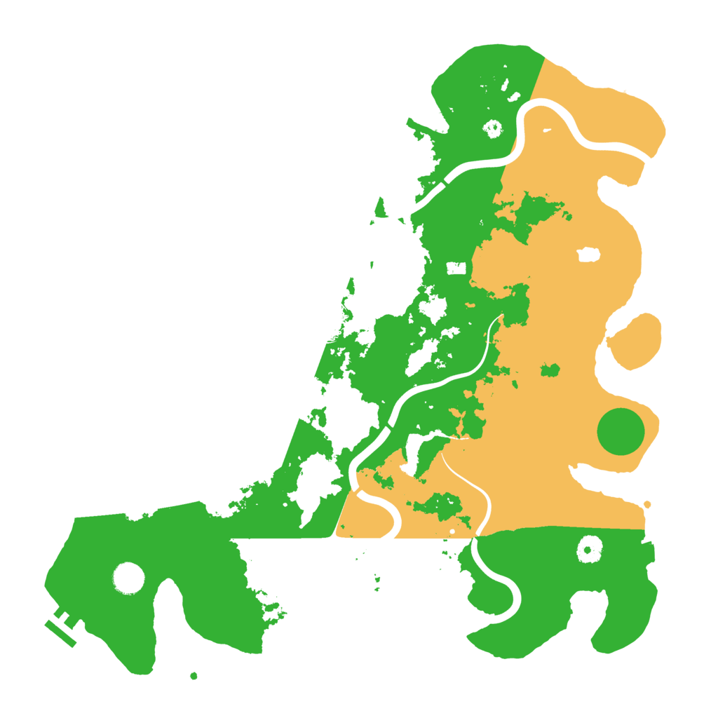 Biome Rust Map: Procedural Map, Size: 4000, Seed: 1213434437