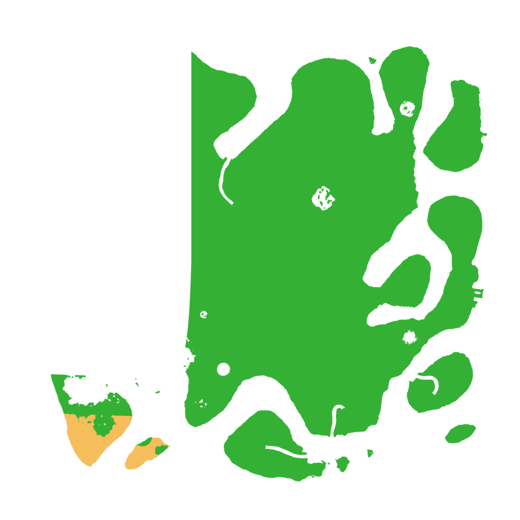 Biome Rust Map: Procedural Map, Size: 3550, Seed: 105438