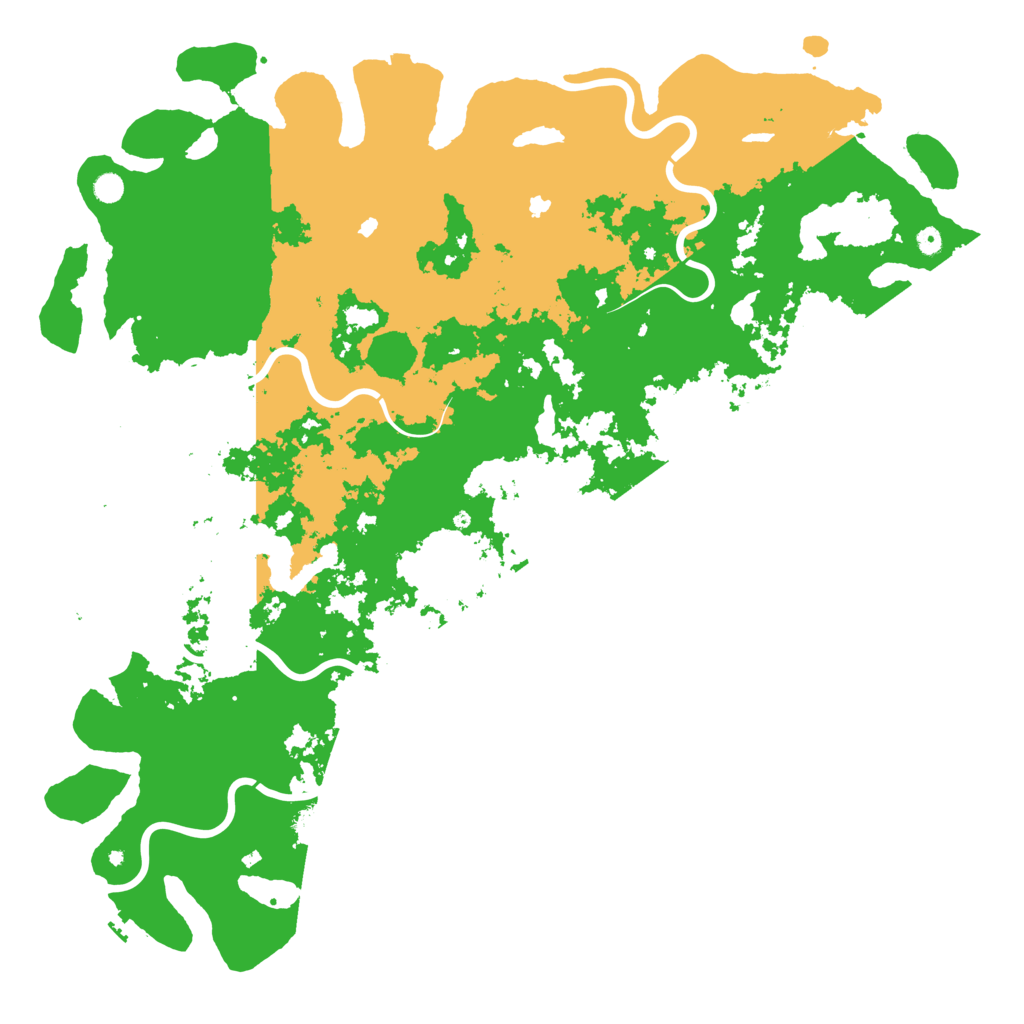 Biome Rust Map: Procedural Map, Size: 6000, Seed: 424483809