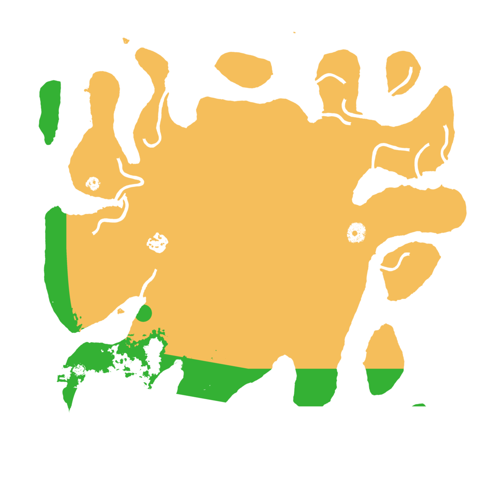 Biome Rust Map: Procedural Map, Size: 3800, Seed: 1994113856