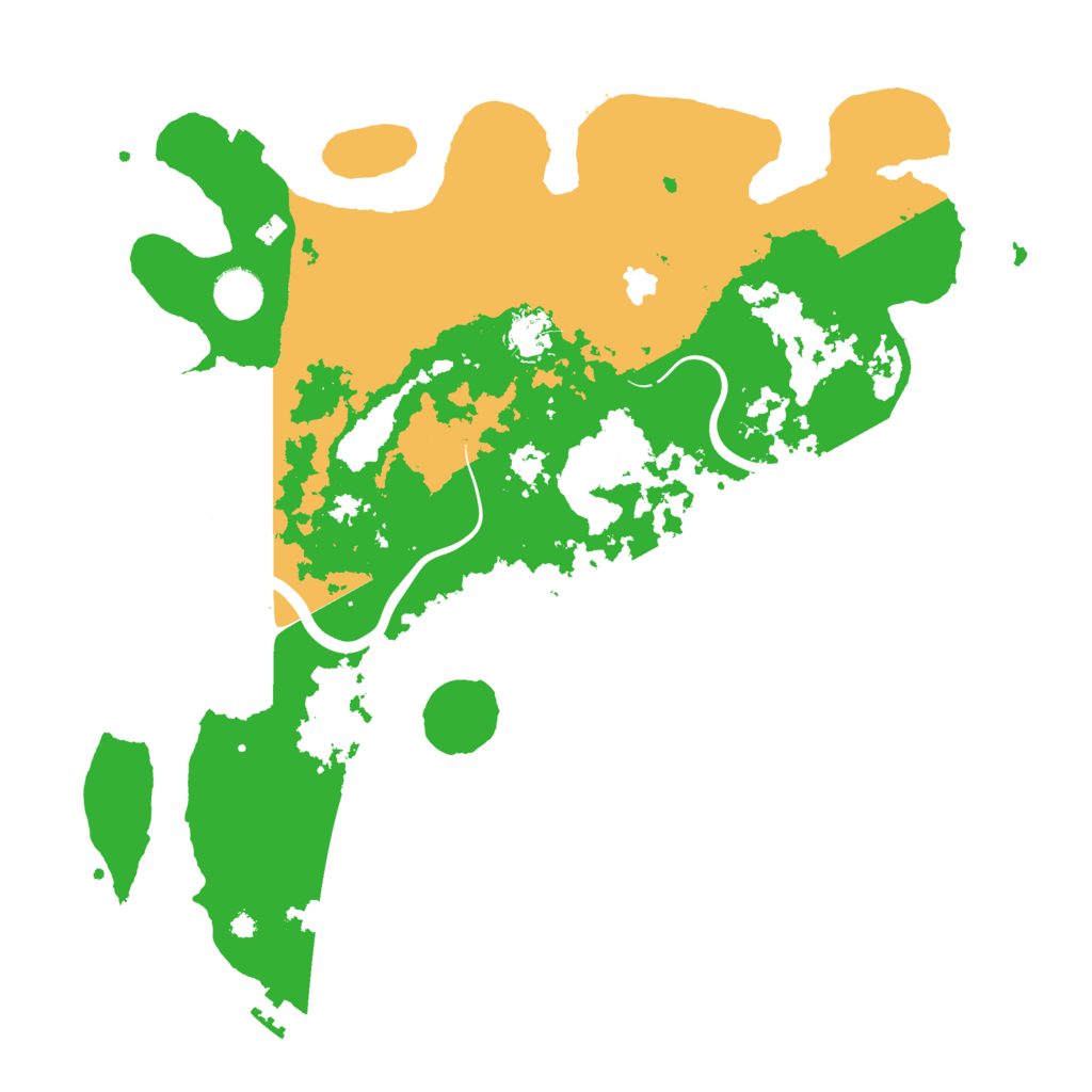Biome Rust Map: Procedural Map, Size: 4000, Seed: 295484