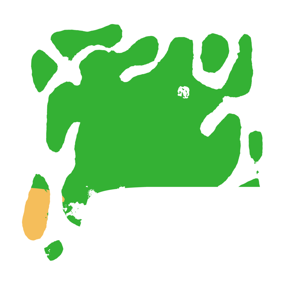 Biome Rust Map: Barren, Size: 3550, Seed: 335146