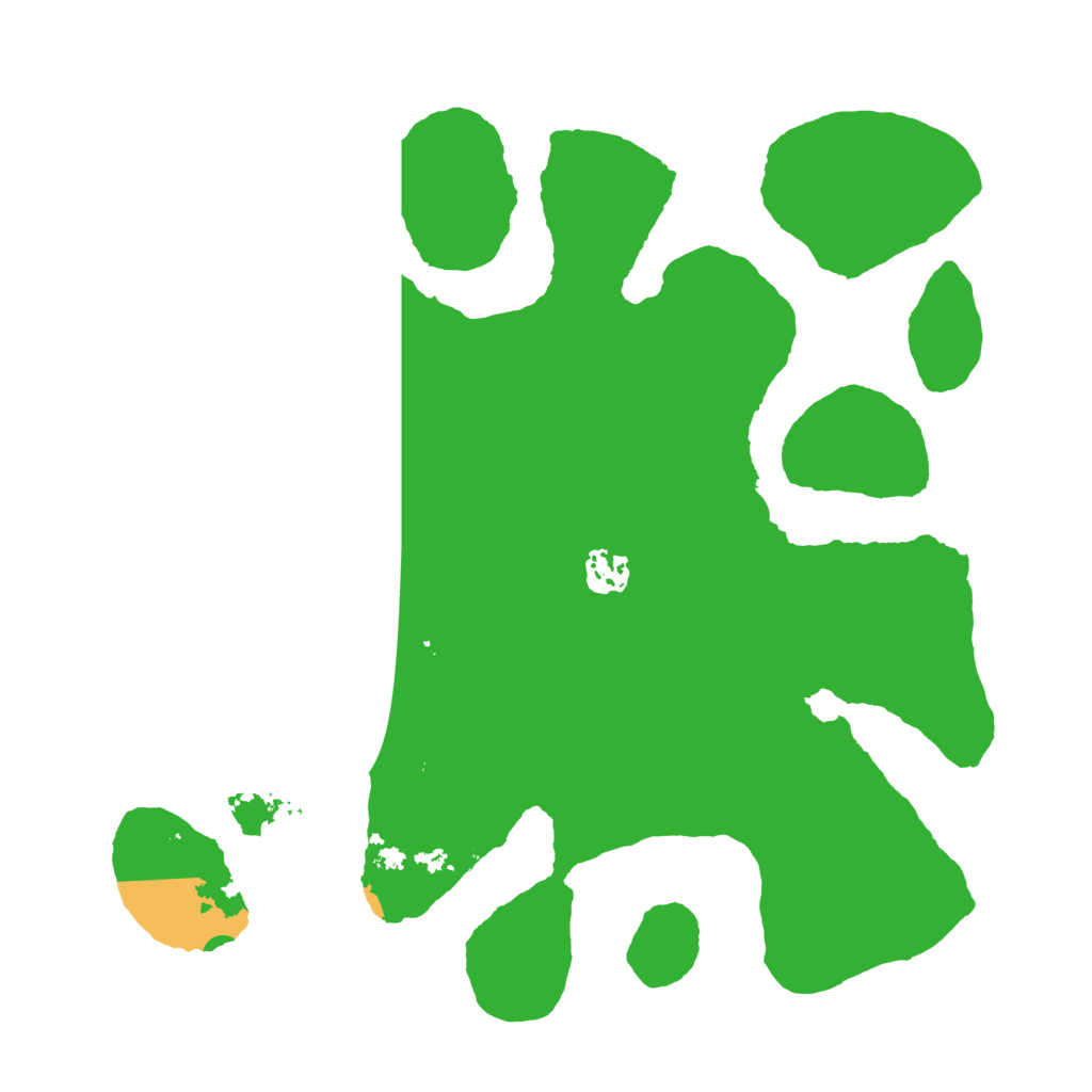 Biome Rust Map: Barren, Size: 3550, Seed: 345714