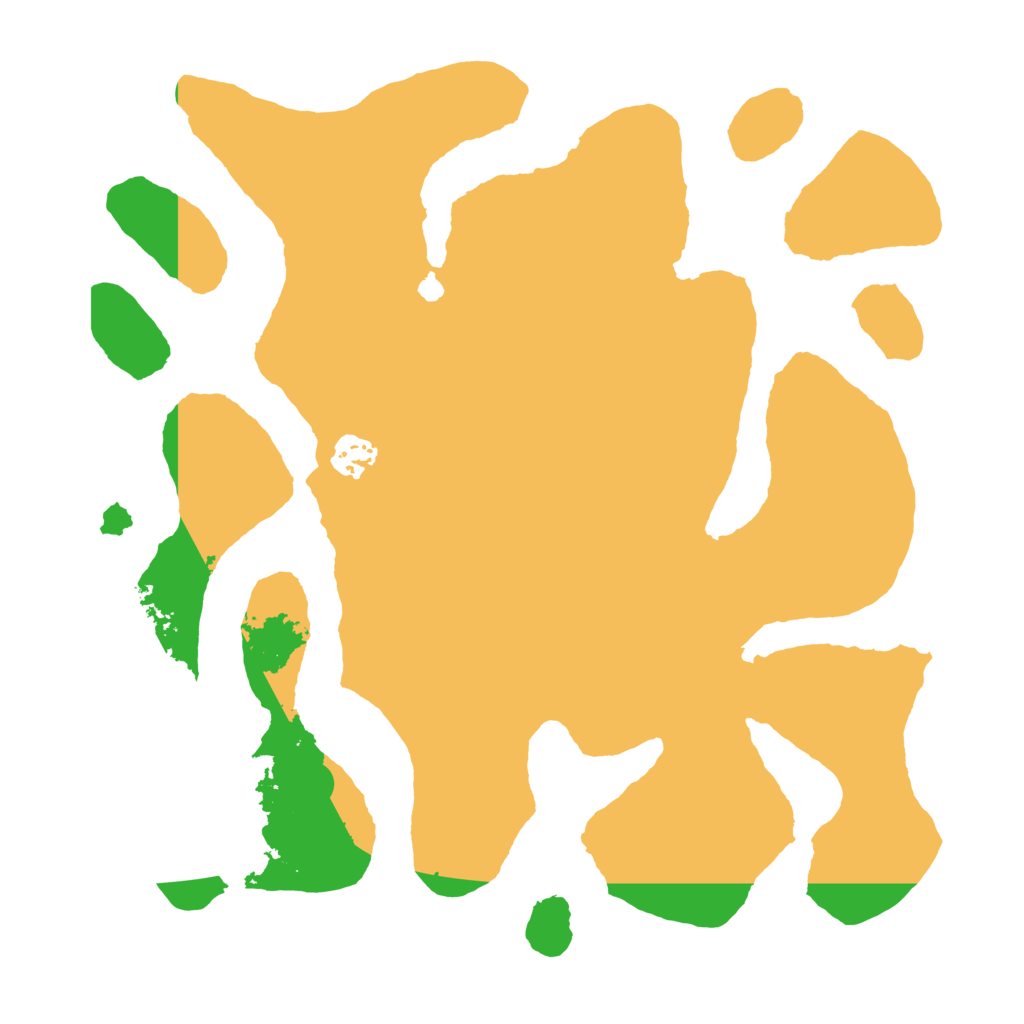 Biome Rust Map: Barren, Size: 3550, Seed: 100612