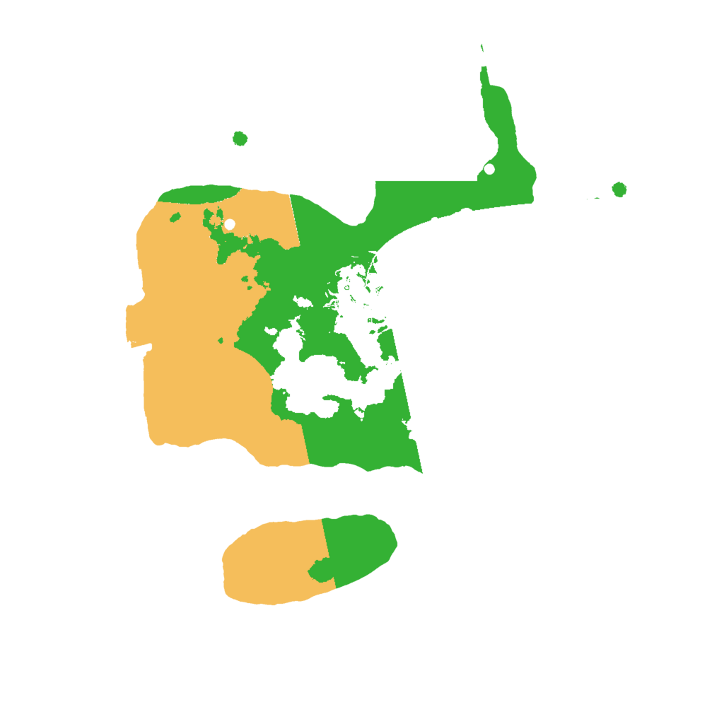 Biome Rust Map: Procedural Map, Size: 2000, Seed: 11112