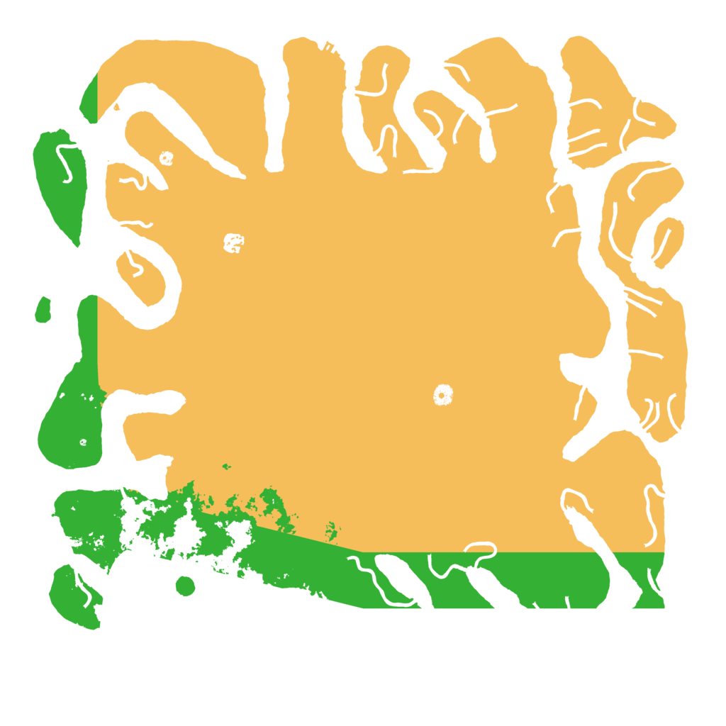 Biome Rust Map: Procedural Map, Size: 5250, Seed: 12335