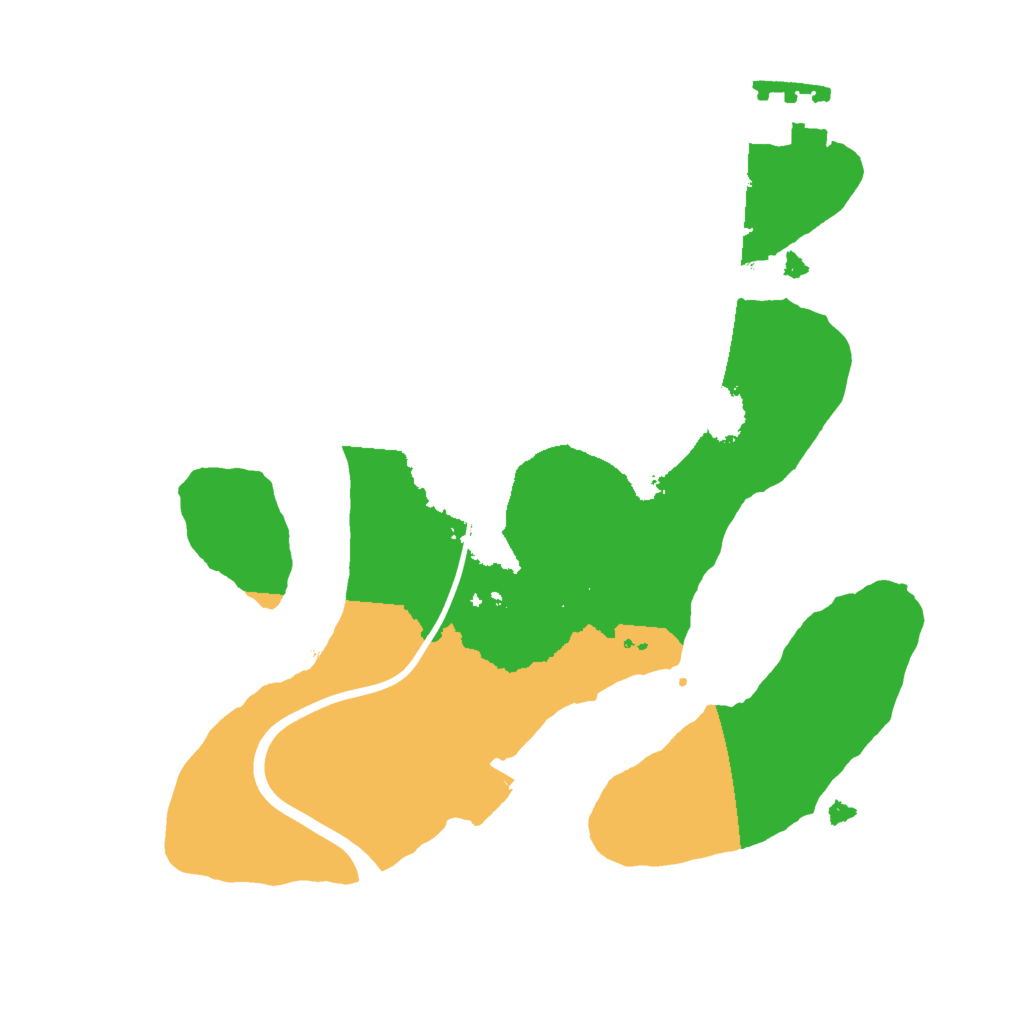 Biome Rust Map: Procedural Map, Size: 2000, Seed: 1841407141