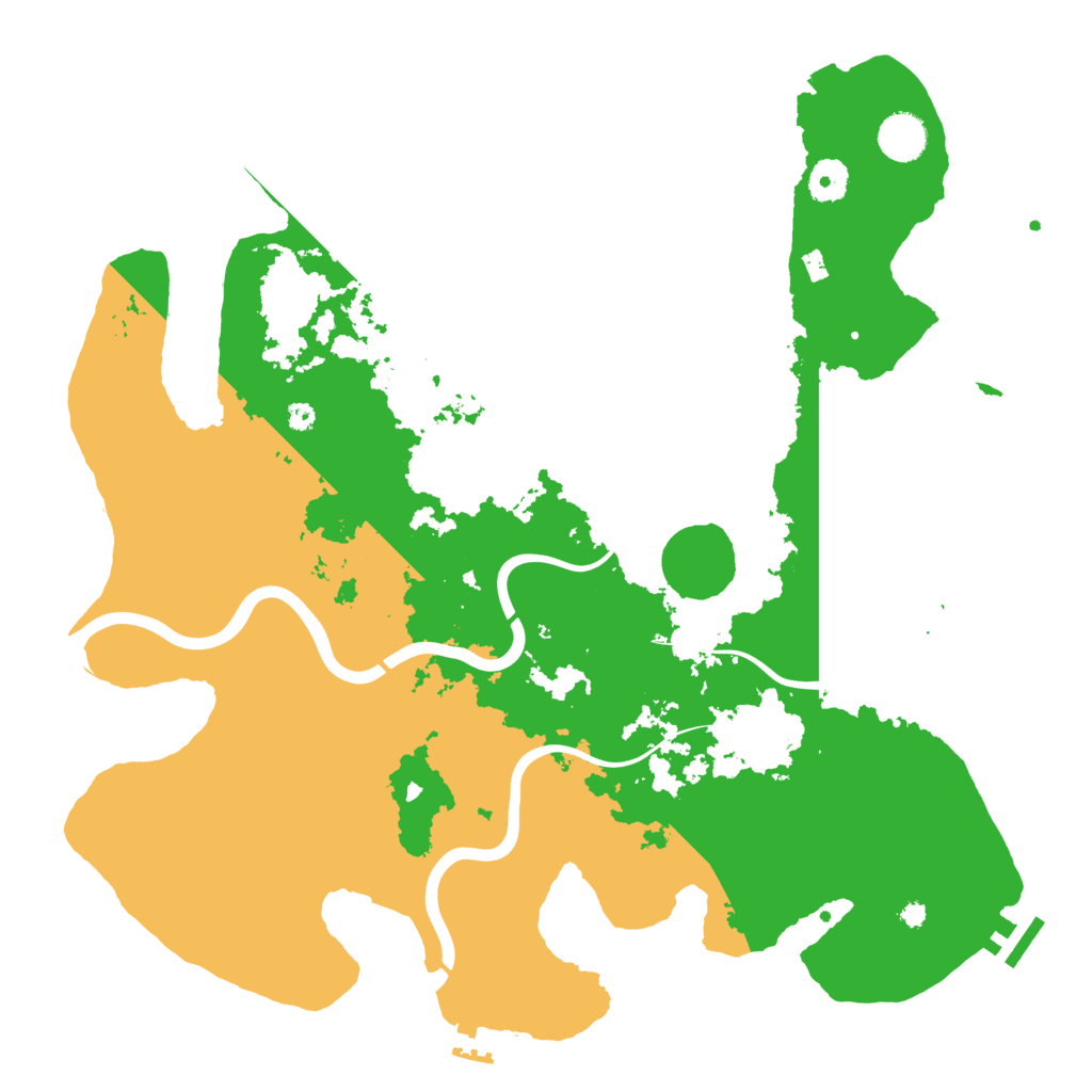 Biome Rust Map: Procedural Map, Size: 3950, Seed: 1292081905