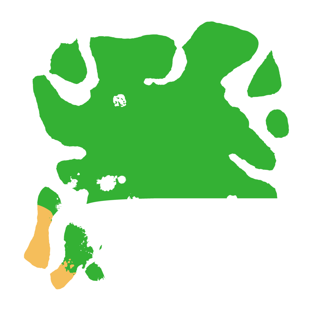 Biome Rust Map: Barren, Size: 3550, Seed: 864887